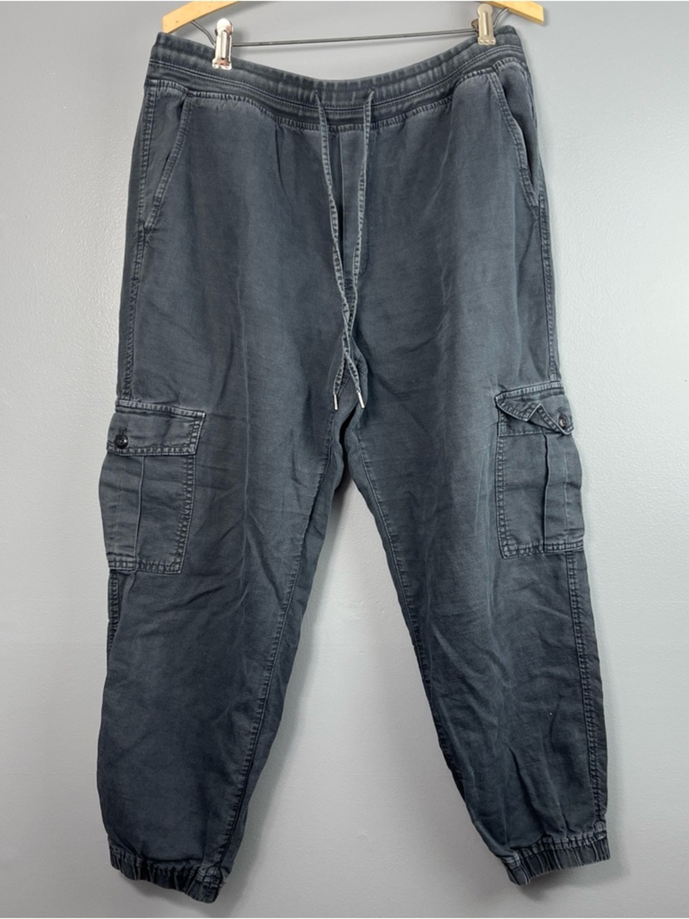 GAP Washed Charcoal Cargo Jogger Pants